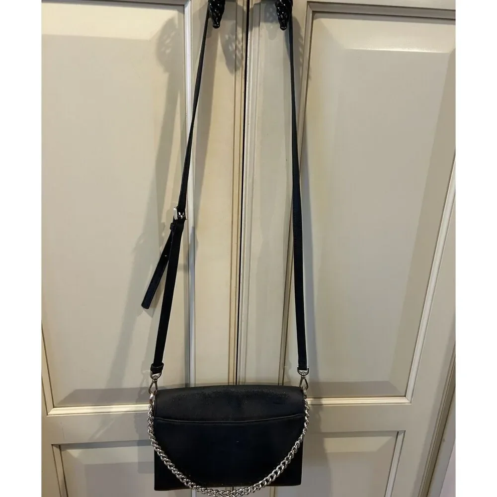Kate Spade Black Saffiano Leather Crossbody Bag